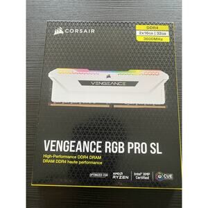 Corsair Vengeance RGB Pro SL DDR4 (2x16GB) 32GB 3600MHz White